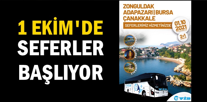 VB Turizm, Zonguldak Adapazar/Bursa anakkale seferlerine balyor.