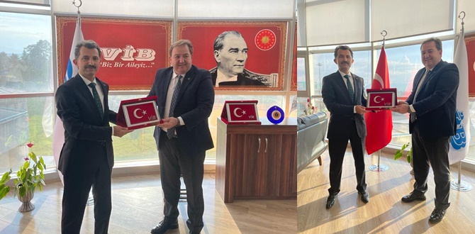 Kocaali Belediye Bakan Acar'dan Akn'a ziyaret.